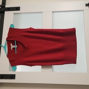 Banana Republic burnt orange pullover sleeveless sweater vest